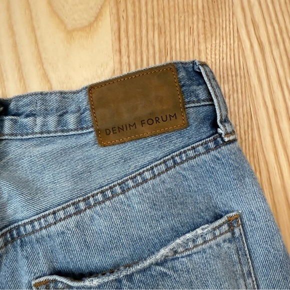 Denim Forum Aritzia The Joni High Rise Loose Button Fly Jeans Size 25 Inseam 28” - Picture 11 of 11